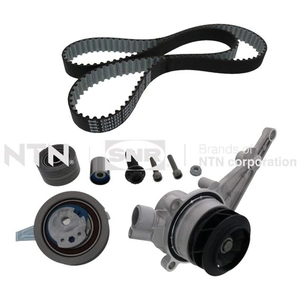 SNR Pompe à eau + kit de courroie de distribution pour AUDI: A6, A7 & VOLKSWAGEN: Passat, Golf (Ref: KDP457.860)