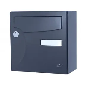 Renz - Boîte aux lettres compacte 1 porte extérieur acier anthracite m... pas cher