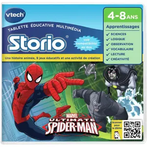 VTECH Jeu Educatif Storio Spiderman pas cher