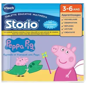Jeu éducatif Storio Peppa Pig Vtech pas cher