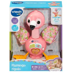 Peluche interactive Vtech Baby Flamingo Rigolo pas cher