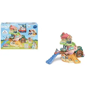 VTECH Tut Tut Bolides Bluey - Circuit à assembler jouet pas cher