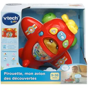 Véhicule interactif Pirouette mon avion des découvertes Vtech Baby pas cher