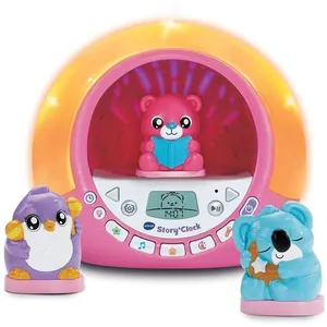 Réveil éducatif Vtech Story'Clock Ma conteuse réveil rose pas cher
