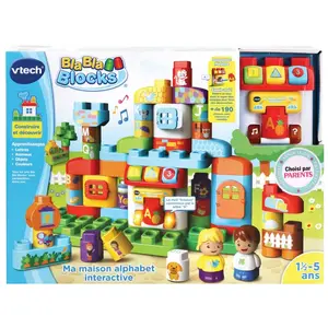 Jeu de construction Vtech Ma maison alphabet interactive pas cher