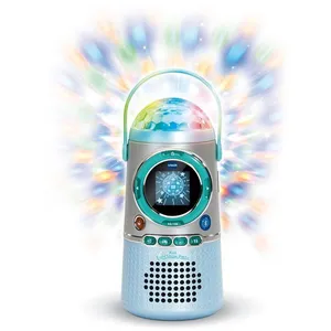 VTECH - Kidi Lightshow Party - Enceinte Bluetooth - Bleu pas cher