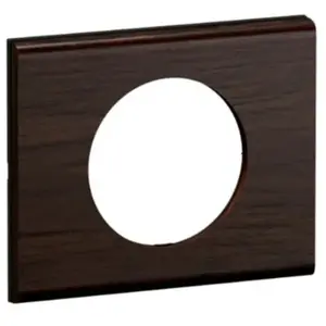 Legrand - Plaque Céliane - Plaque de Finition pour Prises et Interrupteurs Céliane - 1 poste - Frêne Wengué pas cher