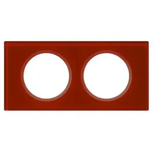 LEGRAND Celiane Plaque de finition 2 postes verre carminVendu parrakuten