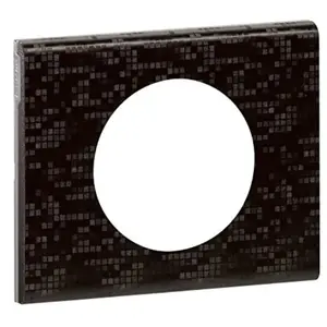 LEGRAND Celiane Plaque de finition 1 poste cuir pixels pas cher