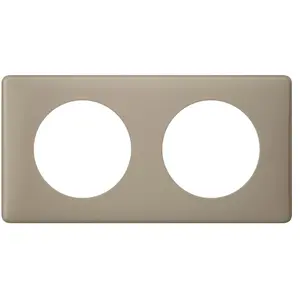 LEGRAND Celiane Plaque de finition 2 postes grès pas cher