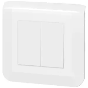 LEGRAND - Mosaic double interrupteur va et vient 10A blanc complet pas cher