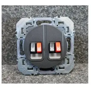 Prise haut - Parleur Double Dooxie - Noir - Legrand pas cher