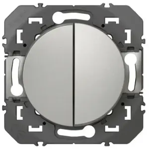 Legrand Va et vient et poussoir composable Dooxie Legrand - AluminiumVendu parrakuten