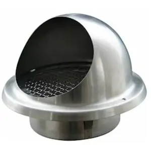 Atlantic Me inox 160 rejet ou prise dair murale diametre 160