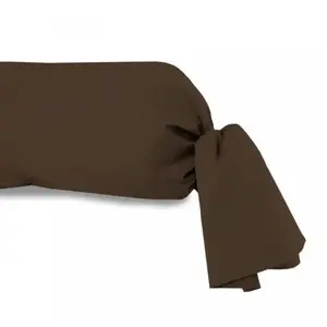Soleil d'ocre Atmosphère 561212 Atmo Taie de Traversin Polycoton Marron 130 x 85 cm pas cher