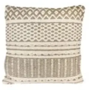 Comparateur de prix : Coussin en coton 45x45 cm macrame kampur, par Soleil d'Ocre