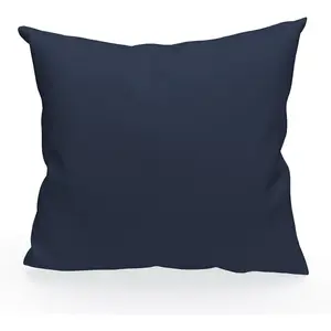 Soleil d'ocre Alix Housse, Coussin, Polyester, Bleu, 60 x 60 cm pas cher