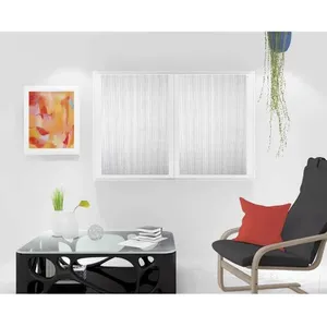 Soleil d'ocre Paire de Brise Bise, Polyester, Blanc, 60 x 90 cm pas cher