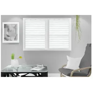 Comparateur de prix : Soleil d'ocre, Louis Paire de Brise-bise, Polyester, Blanc, 60x90 cm