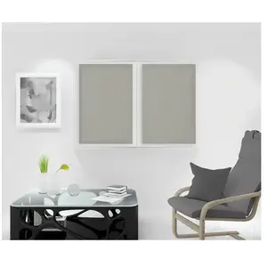 Soleil d'ocre, Noemie Paire de Brise bise, Polyester, Taupe, 60x90 cm pas cher
