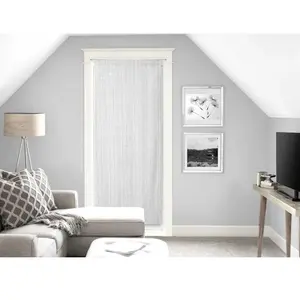 Soleil d'ocre Brise Bise, Polyester, Blanc, 70 x 200 cm pas cher