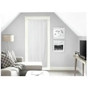 SOLEIL D'OCRE Brise bise Maélis - 90x200 cm - Blanc et grisVendu parrakuten