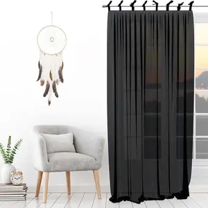 Voilage nouettes SPIRIT orage, par Soleil d'ocre pas cher