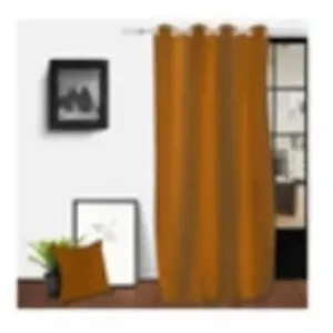 Comparateur de prix : Soleil d'ocre Rideau à Oeillets, Jaune, 140 x 250 cm