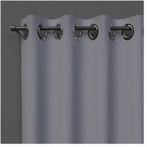 Comparateur de prix : SOLEIL D'OCRE Rideau occultant à oeillets 140x240 cm gris