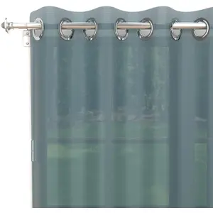 Comparateur de prix : Soleil d'ocre Voilages, Polyester, Bleu, 140 x 180 cm