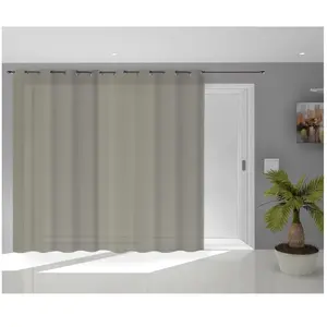 Soleil d'Ocre Noemie Voilage, Voile, Polyester, Ecru, 280 x 250 cm pas cher