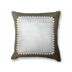 SOLEIL D OCRE Housse de coussin 40x40 2HC18 pas cher