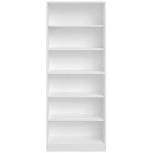BUT Bibliothèque Hobby 198cm-5 étagères-blanc pas cher