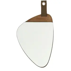 Miroir - Autres - Galet Bois - 20x30 cm - Marron - Chic et Élégant pas cher