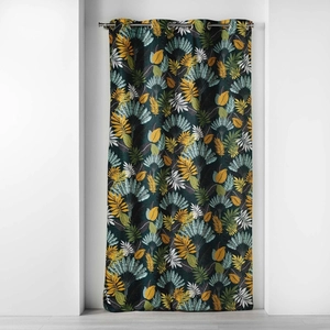 Rideau à oeillets 140x240 Panazio bleu coton pas cher