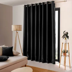 ENJOY HOME Rideau occultant grande largeur 300x240 Basic noir pas cher