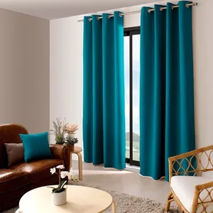 ENJOY HOME Rideau occultant 140x240 Basic bleu canard pas cher