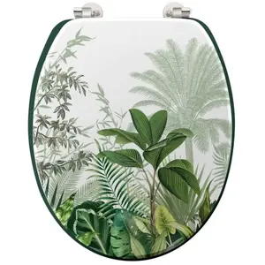 Abattant WC - DOUCEUR D'INTERIEUR - VAGABONDE - MDF - Charnières métal - Universel pas cher