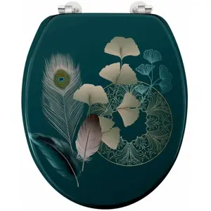 Abattant WC charnières métal GINKO pas cher