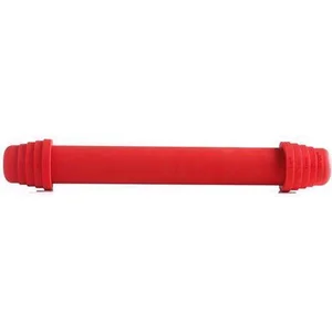 Mastrad Deegroller - Verstelbaar - 41 cm - Inclusief 4 ringen - Rood pas cher