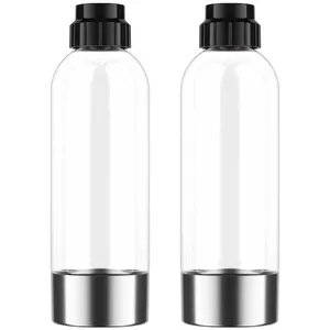 Naturamix Lot de 2 bouteilles de 1l pour machine à gazéifier aquabella - lot2bout1l pas cher