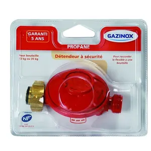 Gazinox - 220028 - Détendeur gaz Propane 37mbar Rouge pas cher