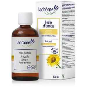 Ladrôme Huile Végétale Macération d'Arnica Bio 100ml pas cher