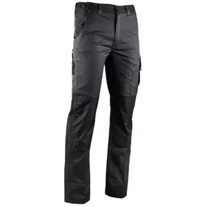 LMA Pantalon de travail bicolore imperméable avec genouillères LMA VulcainVendu parrakuten