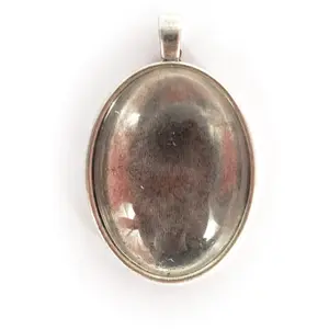 DTM Graine Créative Pendentif Ovale 33x43mm + Cabochon pas cher