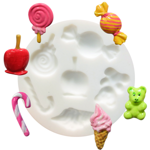 Loisirs Créatifs - Moule Silicone Diamètre 7cm - BonbonsVendu parfnac-be