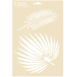 Pochoir A4 - Graine Créative - Feuillage - Réutilisable - Précis - DécoratifVendu parcdiscount