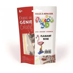 Graine Créative KIT PERLOU 3D FLAMANT ROSE pas cher