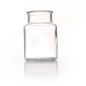 Vase médicinal - Graine créative by DTM - 7 x 10 cm - Verre - Blanc pas cher