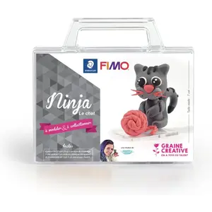 Fimo Polymeerklei Set Ninja de Kat pas cher